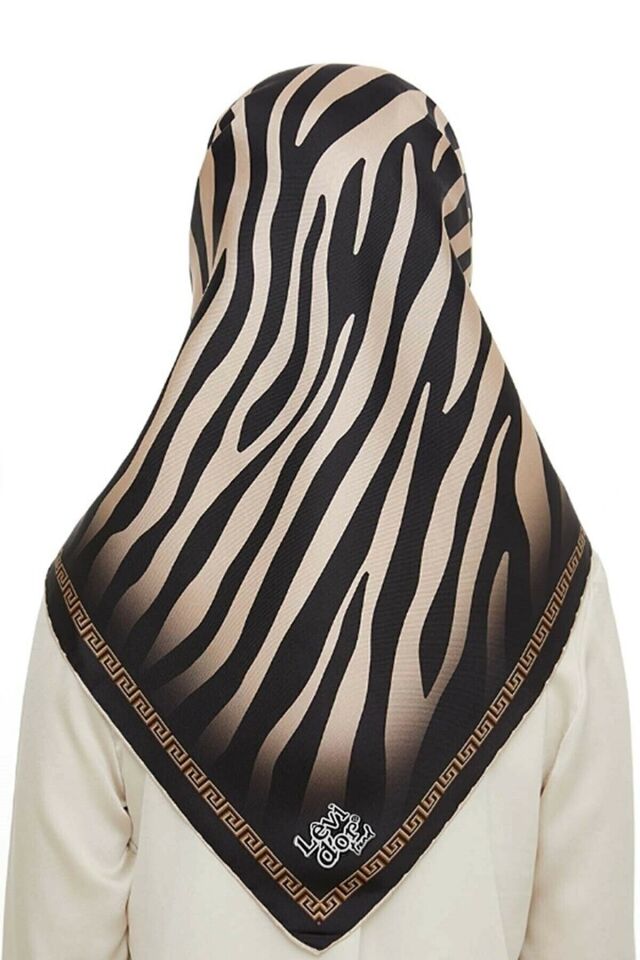 Zebra Desenli Trend Twil Eşarp 2657899912044
