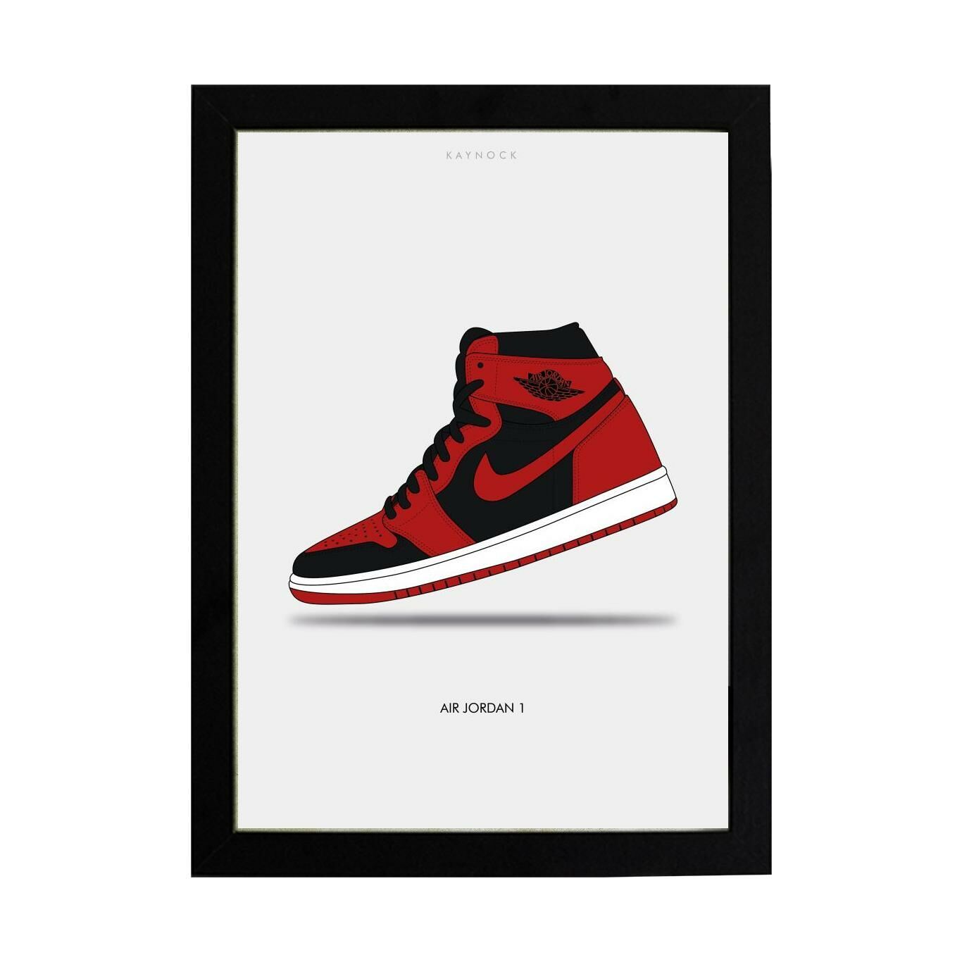 Air Jordan 1 Black - Red