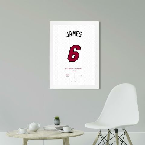 Lebron James Miami Heat Jersey