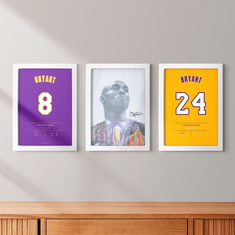 Kobe Bryant Framed Set