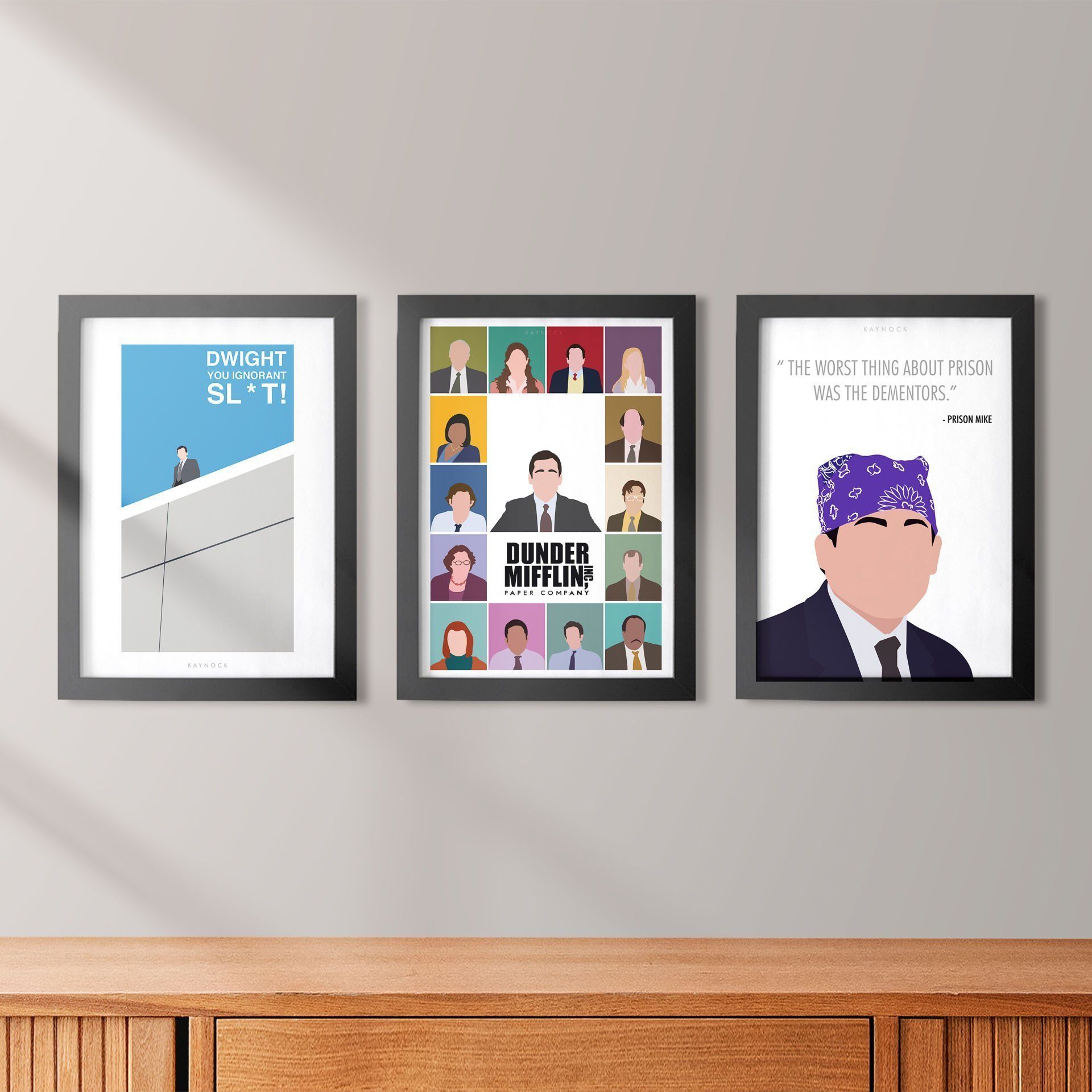 The Office Framed Set