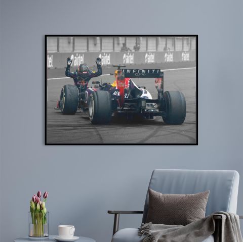 Sebastian Vettel RB9 Canvas