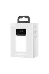Baseus PPMT-02 MgSafe 20W 10.000 mAh Kablosuz Şarjlı Powerbank Beyaz