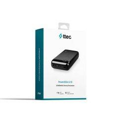 Ttec 2BB184S PowerSlim LCD 20.000 mAh Taşınabilir Şarj Aleti / Powerbank USB-C Giriş/Çıkış