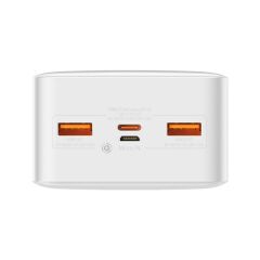 Baseus PPBD050402 Bipow Overseas Edition Dijital Ekranlı 20W 30.000 mAh Powerbank Beyaz