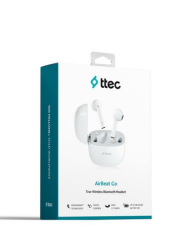 Ttec 2KM141B AirBeat Go Gerçek Kablosuz TWS Bluetooth Kulaklık Beyaz