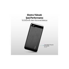 Ttec 2BB185S PowerSlim LCD 10.000 mAh PD 20W Taşınabilir Şarj Aleti / Powerbank USB-C Giriş/Çıkış