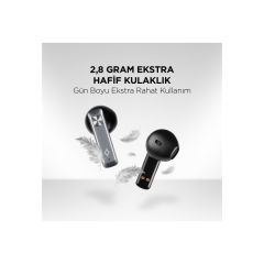 Ttec 2KM136UG AirBeat UltraSlim Gerçek Kablosuz TWS Bluetooth Kulaklık Siyah