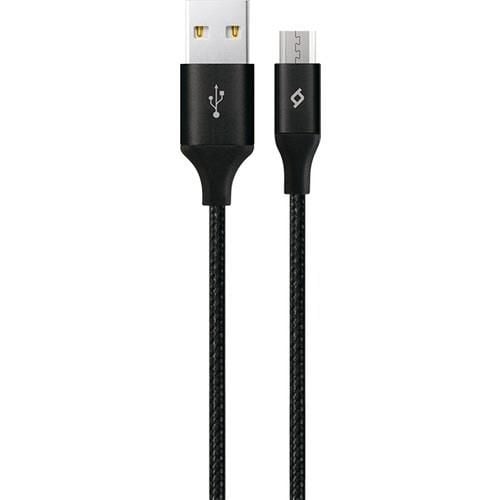 Ttec  2DK21S AlumiCable XL USB-A - Micro USB Şarj Kablosu 2 metre Siyah