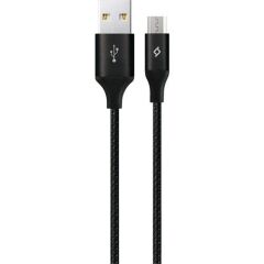 Ttec  2DK21S AlumiCable XL USB-A - Micro USB Şarj Kablosu 2 metre Siyah