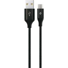 Ttec  2DK21S AlumiCable XL USB-A - Micro USB Şarj Kablosu 2 metre Siyah