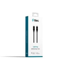 Ttec 2DK40S Usb-c - Lightning Hızlı Şarj Kablosu 150 cm Siyah