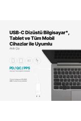 Ttec 2SCG03B SmartCharger Trio GAN 65W 2 USB-C+USB-A PD Seyahat Hızlı Şarj Aleti