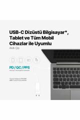 Ttec 2SCG03B SmartCharger Trio GAN 65W 2 USB-C+USB-A PD Seyahat Hızlı Şarj Aleti