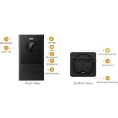 Imou IPC-B46LP Cell 2 Dış Ortam Kablosuz WiFi Kamera 4mp-renkli Gece Görüş-sd Kart Ve Bulut Desteği Siyah ( IPC-B46LP)