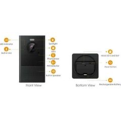 Imou IPC-B46LP Cell 2 Dış Ortam Kablosuz WiFi Kamera 4mp-renkli Gece Görüş-sd Kart Ve Bulut Desteği Siyah ( IPC-B46LP)