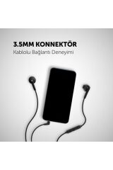 Ttec 2KMM11S Rio Kumandalı ve Mikrofonlu Kulakiçi Kulaklık Siyah