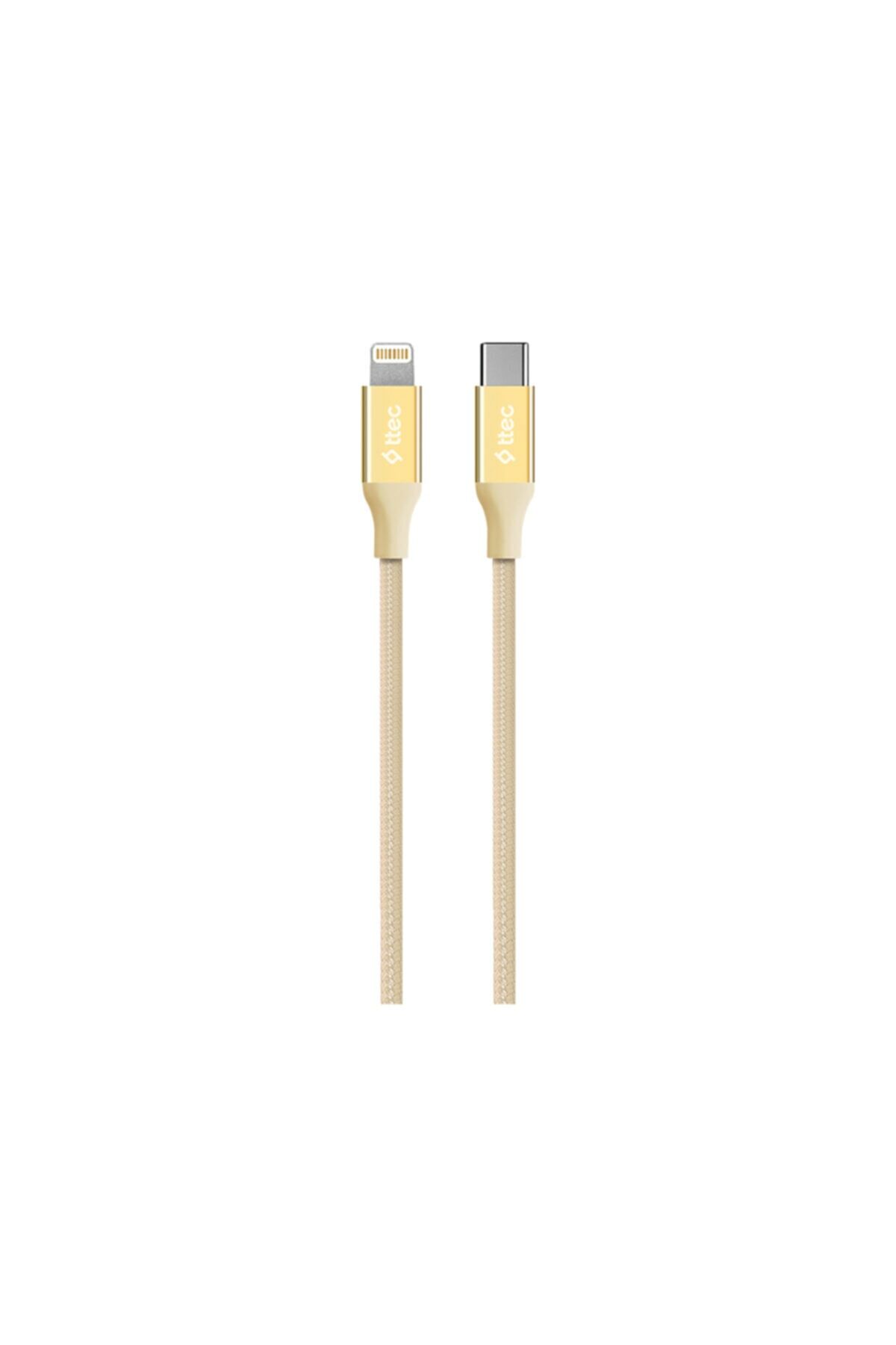 Ttec 2DK41A AlumiCable USB-C - Lightning Hızlı Şarj Kablosu 150 cm Altın