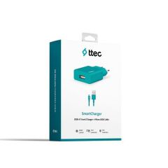Ttec 2SCS20MTZ SmartCharger 2.1A Seyahat Şarj Aleti + Micro USB Kablo