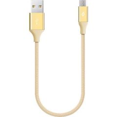 Ttec 2DK25A Alumicable Mini 30cm Micro Usb Şarj Kablosu Altın