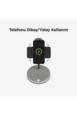 Ttec 2KS20 AirCharger Trio M MagSafe Uyumlu 3’ü 1 Arada iPhone + Apple Watch + AirPods Kablosuz Hızlı Şarj Standı