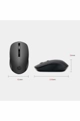 HP S1000 1600 DPI  Kablosuz Wireless Mouse Siyah