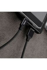 Baseus CAMYW-B01 Yiven Micro USB 1.5 Metre Şarj Kablosu Siyah
