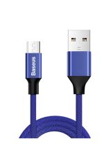 Baseus CAMYW-B13 Yiven Micro USB 1.5 Metre Şarj Kablosu Mavi