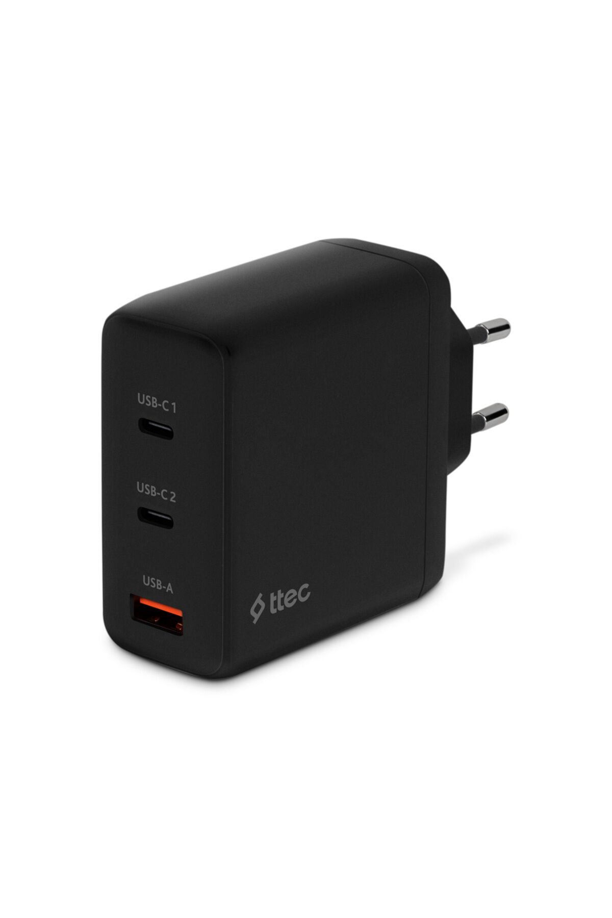 Ttec 2SCG04S SmartCharger Trio GAN 120W PD Seyahat 2 USB-C+USB-A Hızlı Şarj Aletİ