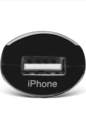 Ttec 2CKM01 Quantum MFi iPhone Lightning Kablolu 1A Araç Şarj Cihazı Siyah