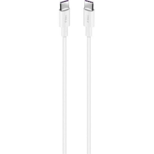 Ttec 2DK45B USB-C - USB-C 200cm 65W PD/QC Hızlı Şarj/Data Kablosu Beyaz