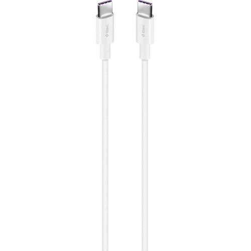 Ttec 2DK49B USB-C - USB-C 150cm 100W PD/QC Hızlı Şarj/Data Kablosu Beyaz