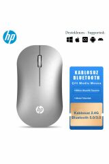 HP DM10 2.4 Ghz Wireless Bluetooth Kablosuz Sessiz Mouse Gri