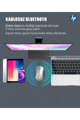 HP DM10 2.4 Ghz Wireless Bluetooth Kablosuz Sessiz Mouse Gri