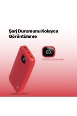 Ttec 2BB205GK ChargeUp LCD 10.000 mAh Taşınabilir Şarj Aleti / Powerbank