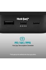 Ttec 2BB213S ChargeUp Pro LCD 20.000 mAh PD 20W Taşınabilir Hızlı Şarj Aleti / Powerbank
