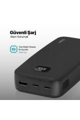 Ttec 2BB213S ChargeUp Pro LCD 20.000 mAh PD 20W Taşınabilir Hızlı Şarj Aleti / Powerbank