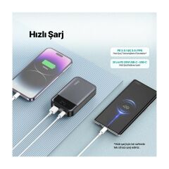Ttec 2BB214UG Recharger Pro LCD 10.000 Mah Pd 30W Taşınabilir Hızlı Şarj Aleti/Powerbank