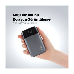 Ttec 2BB214UG Recharger Pro LCD 10.000 Mah Pd 30W Taşınabilir Hızlı Şarj Aleti/Powerbank
