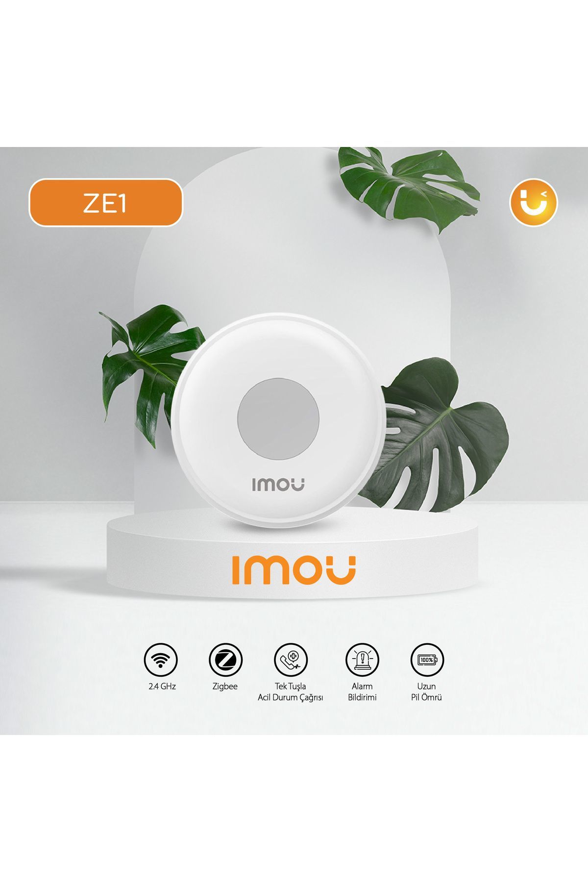 Imou ZE1 Kablosuz Panik Butonu - Alarm Butonu