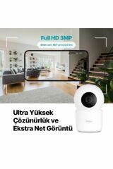 Ttec 2AGK04 Wizi Pro 2 Full HD 360° Tak Çalıştır Wi-Fi Akıllı Kamera