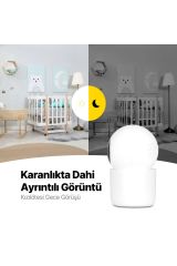 Ttec 2AGK04 Wizi Pro 2 Full HD 360° Tak Çalıştır Wi-Fi Akıllı Kamera