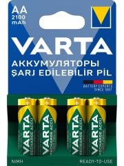 2100mah Aa Şarj Edilebilir 4'lü Pil