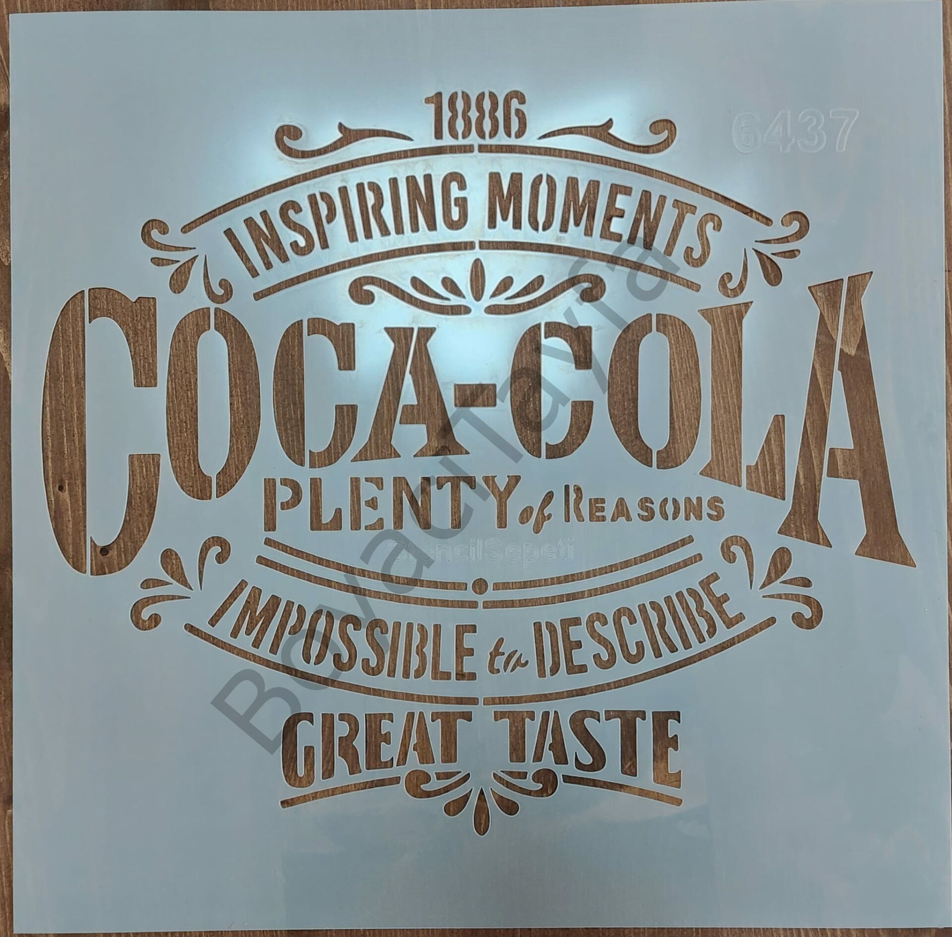 Coca Cola Stencil