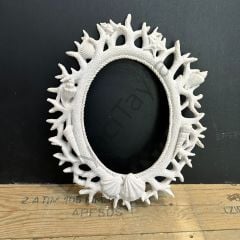 İstiridyeli Oval Çerçeve