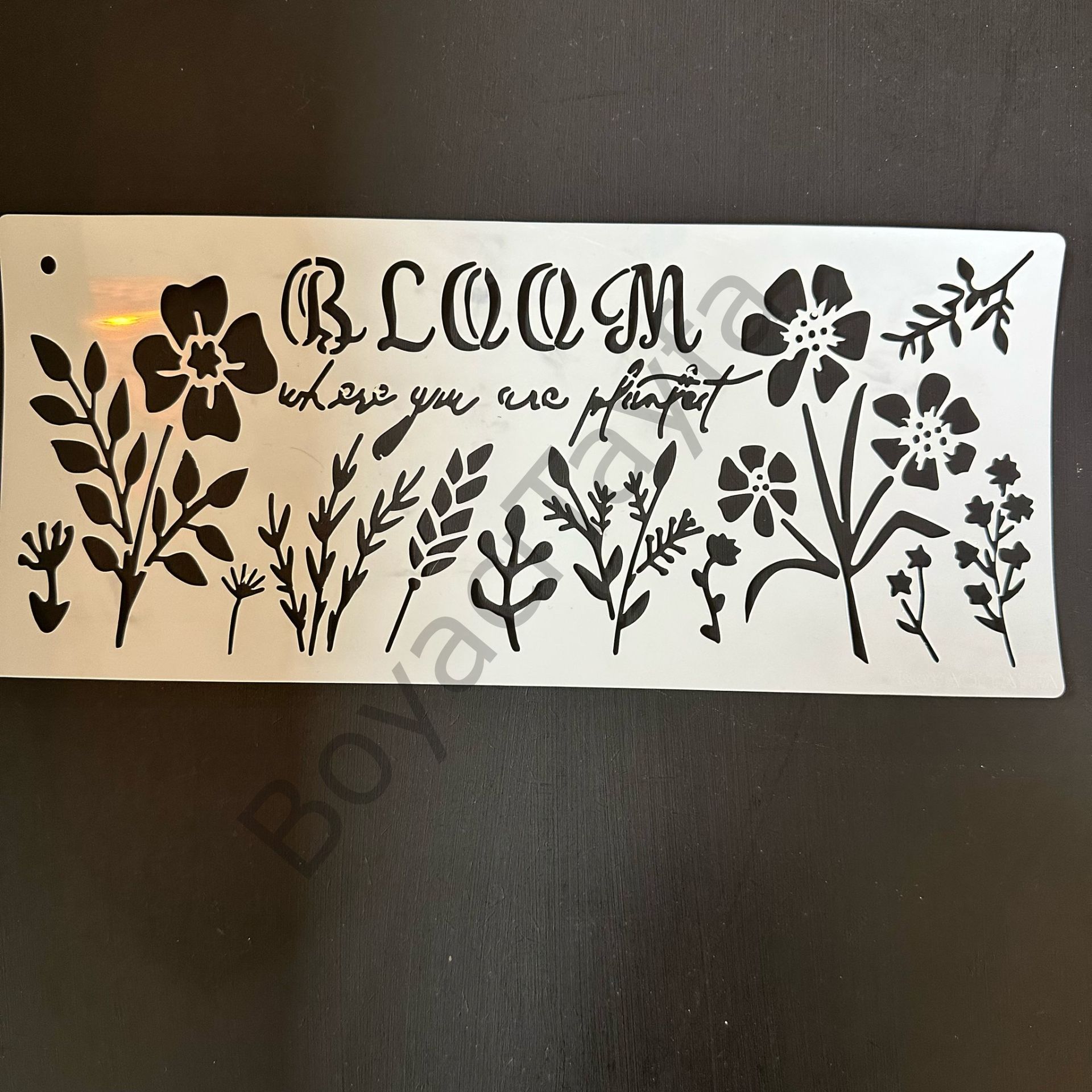 Stencil bloom