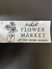 Stencil flower