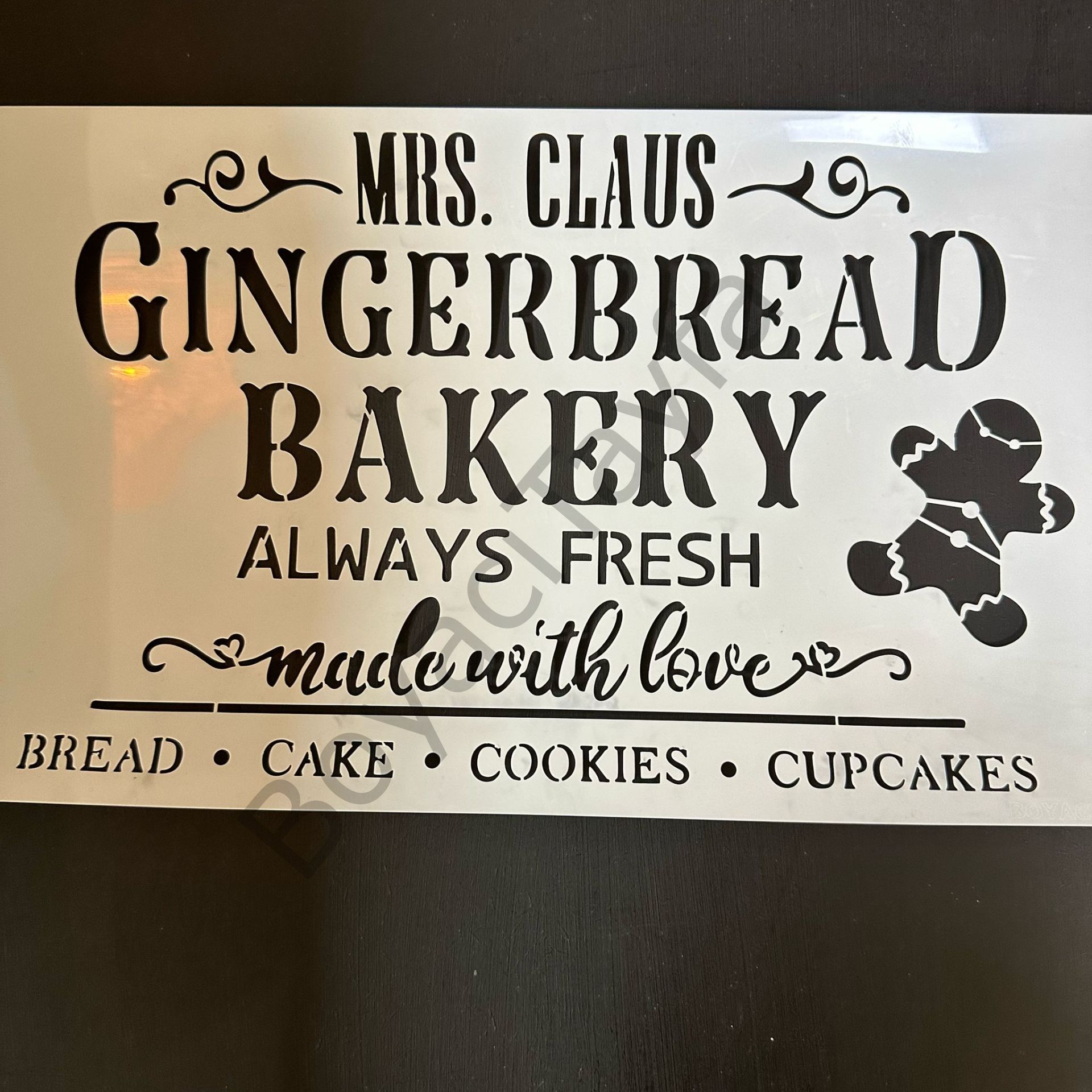Stencil bakery