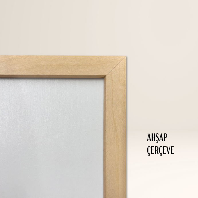 Ahşap Çerçeveli Poster Tablo BOHEMIAN02 50x70 cm