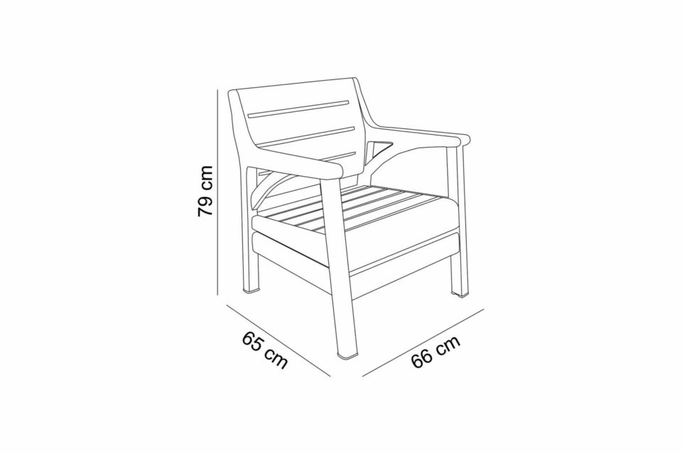 dekorazi home Hawai Bahçe Takımı Cappuccino